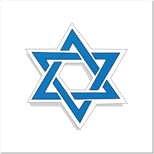 Jewish Star Posters and Art